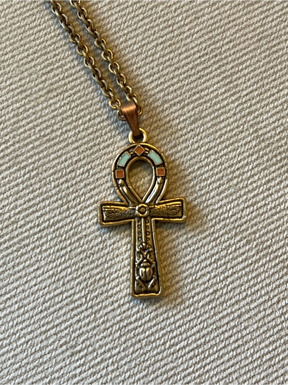 Alex and Ani Ankh Nickel-Free Necklace